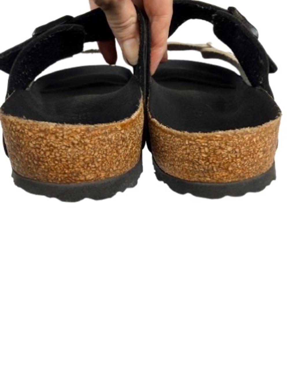 Birkenstock Arizona Split Black White Birko-Flor Sandals EU 42 Unisex Normcore - Picture 11 of 14